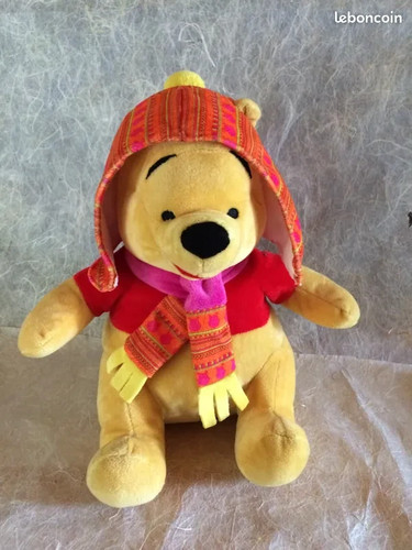 Peluche winnie ourson assis - winnie,
