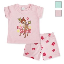 Ensemble Disney Bambi En Coton D'Été Pour Bébé Fille 6583