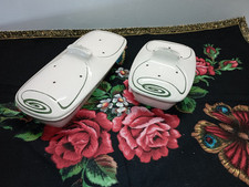 Antique and charming lot of 2 toilets from the brand Villeroy and Boch.