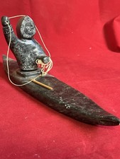 Sculpture inuit pierre dure