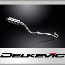 Kawasaki KLR650C 1995-2003 Echappement Complet Silencieux 225mm Ovale Inox