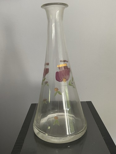 Carafe ancienne verre grave - verre,