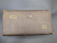 WWII/2 era US Navy Medical Department box made by National and so marked