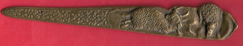 Coupe papier bronze - coupe,