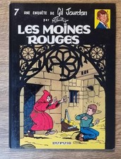 BD GIL JOURDAN n°7 LES MOINES ROUGES - DUPUIS - TILLIEUX éd. cartonnée 1985 BE