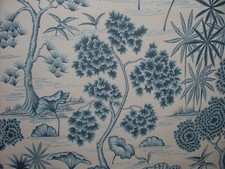 Rideau En Tissu Jacquard Delft Japonais Oriental Pour Rembourrage De Coussin
