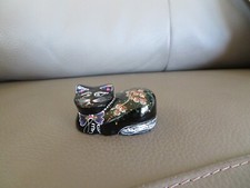 statuette petit chat en bois