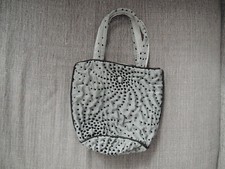 SAC pochette en tissu gris fantaisie