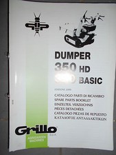 GRILLO dumper 350 : catalogue