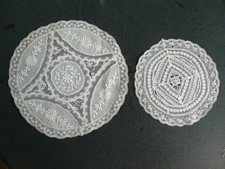 2 napperons  en coton et