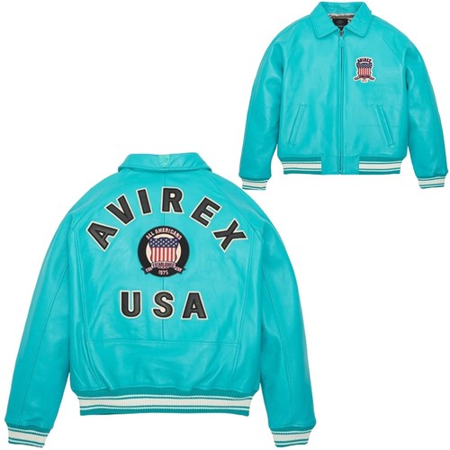 Veste cuir avirex - en,