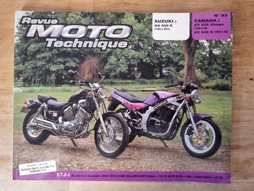 Revue technique moto 83 - technique,