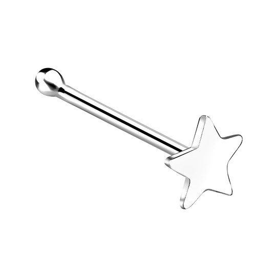 Piercing étoile clou nez 4 - piercing,