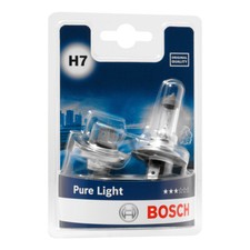 Bosch H7 Pure Light lampes de phare - 12 V 55 W PX26d - 2 ampoules