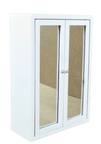 Armoire miroir blanche - À,