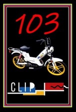 plaque tableau  "  PEUGEOT 103