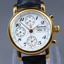 Exc+5 MONTBLANC Meisterstuck 7001 Men's Automatic Watch Chronograph 38mm 1800