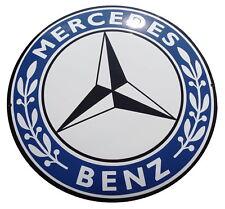 Plaque emaillée MERCEDES 50