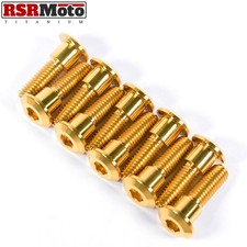 Triumph Rocket III 2300 (04-18) 3 2500 (19-23) Titane Disque Avant Boulons, Hex