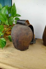 Large Antique Metal Bovine Bell - Authentic and Rustic