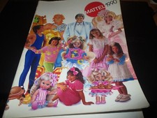 RARE! Mattel France 1990 Professional Toys Catalog (Barbie, Hot Wheels, ..)