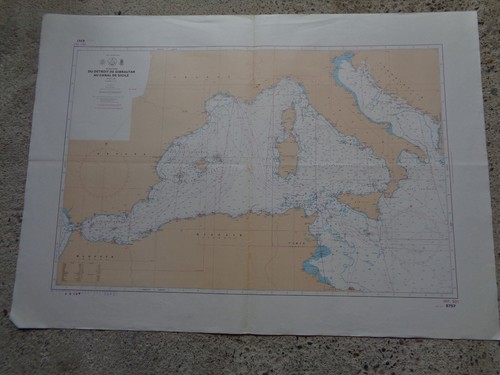 Carte marine détroit de - carte,