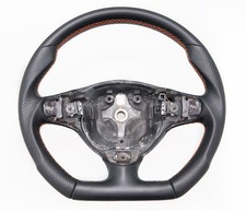 Steering Wheel Cover with Leather for Alfa Romeo 147 GT Sport Red Stitching NEW LEATHER