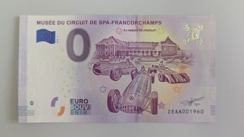Billet euro souvenir musée - euro,