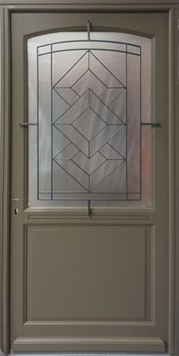 Porte entrée bois vitrée - d'entrée,