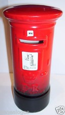 OLD RARE CERAMIC PIGGY BANK POST OFFICE MAILBOX E-R POST PTT