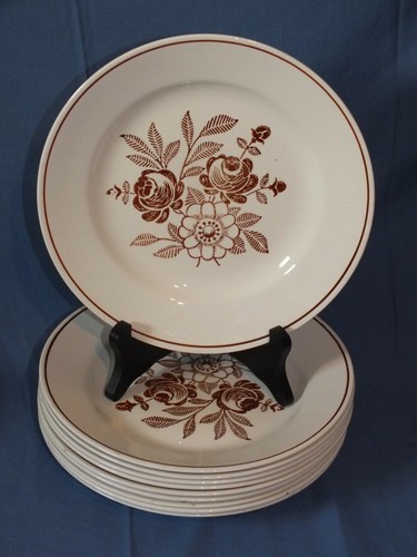 Assiettes plates vintage - 10,