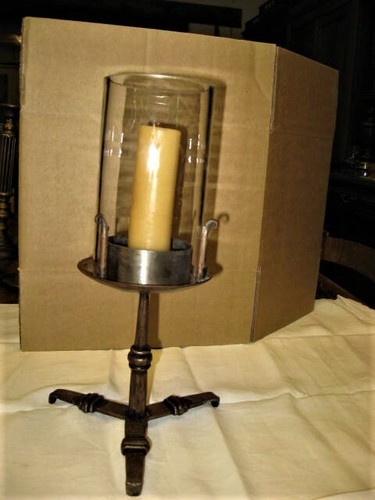 Beau grand bougeoir fer - beau,