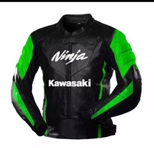 Veste en cuir de course de
