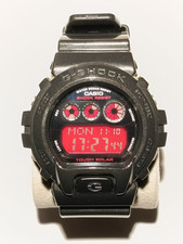 Casio G-SHOCK G-6900CC Tough Solar (3180) - Black / Red - Working