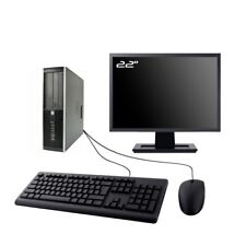 PC HP Elite 8200 SFF Ecran 22" I5-2400 8 Go RAM SSD 240 Go Lecteur DVD W10 Wifi