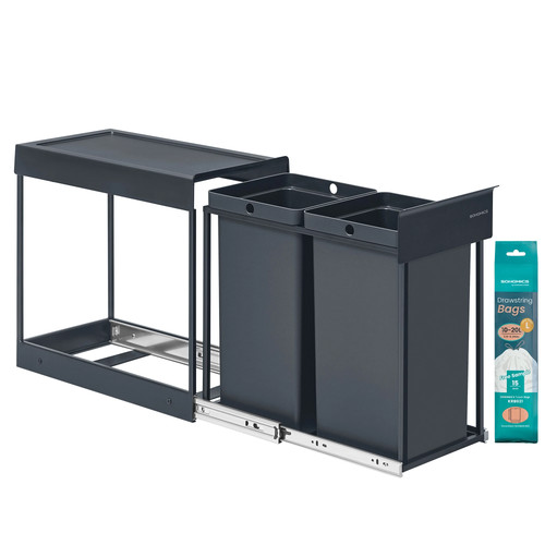Songmics poubelle tri - de,
