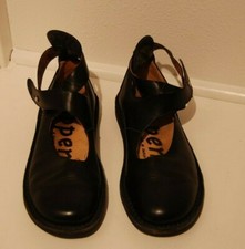 TRIPPEN Vivienne BLACK Leather Wrap Strap Shoe EU 40/ US 9M