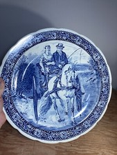 16” delfts boch belgium for royal sphinx holland large platter plate carriage