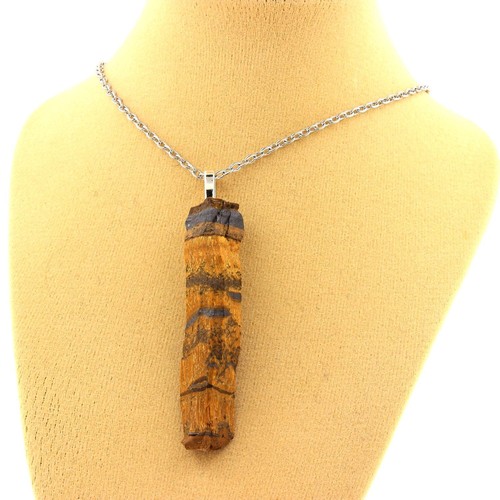 Tiger eye necklace - necklace., ct