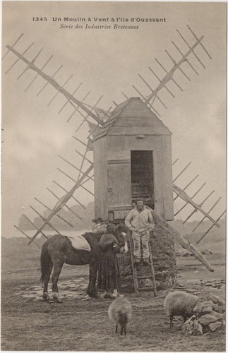 Cpa ile ouessant un - cpa,