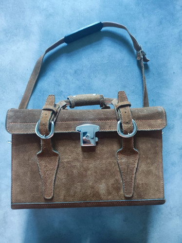 Sacoche mallette vintage en - sacoche, /