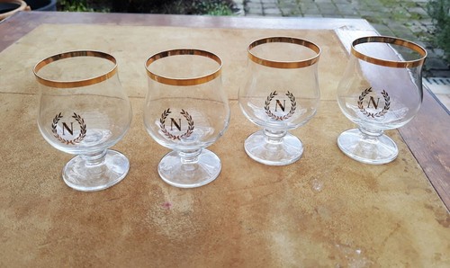 Lot verres cristal cognac - 4,