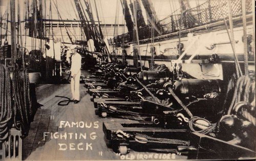 Old iron sides fighting deck - old,