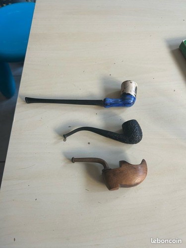 Lot anciennes pipes - de,