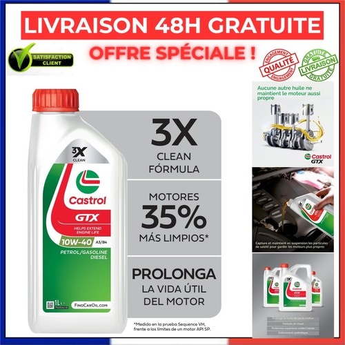 Huile moteur castrol gtx - moteur,