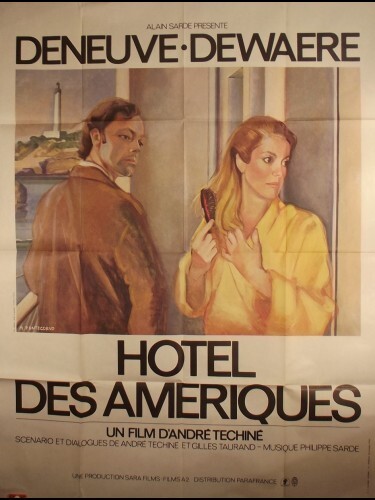 Hotel des ameriques affiche - hotel,