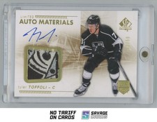 2016-17 SP Authentic Auto Patch Limited Tyler Toffoli /50 #73 Los Angeles Kings
