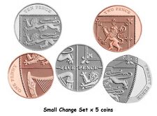 2015 - 2022 1p 2p 5p 10p 20p coin pence small change set Brilliant Uncirculated