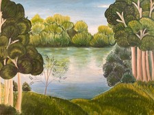 Peinture Huile Sur Toile Abram