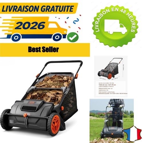Vevor balayeuse gazon - balayeuse, 99